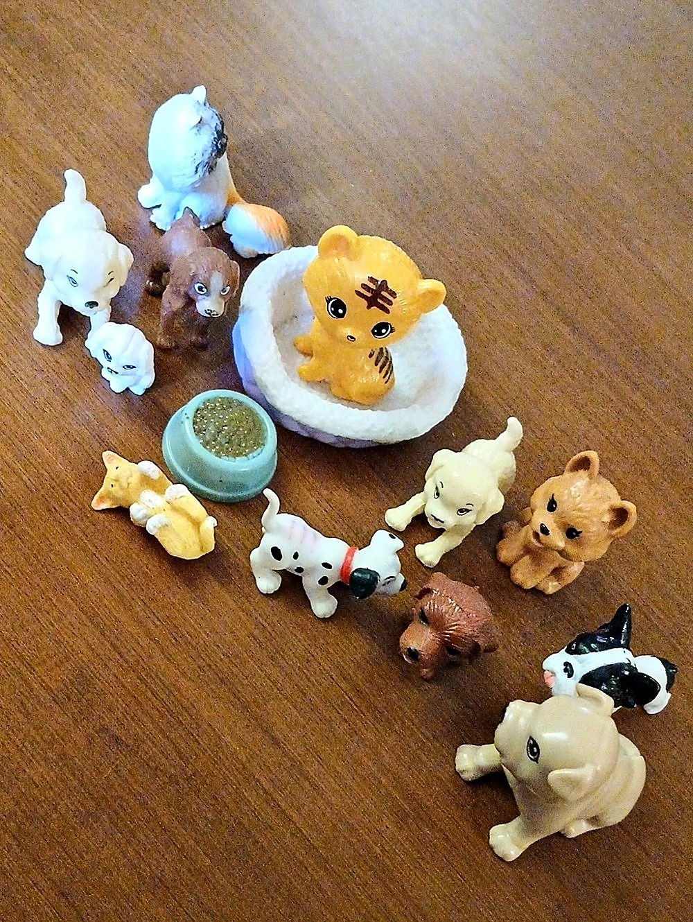 12 Assorted Mini Pet Figurine Lot Various Brands Barbie Etc.